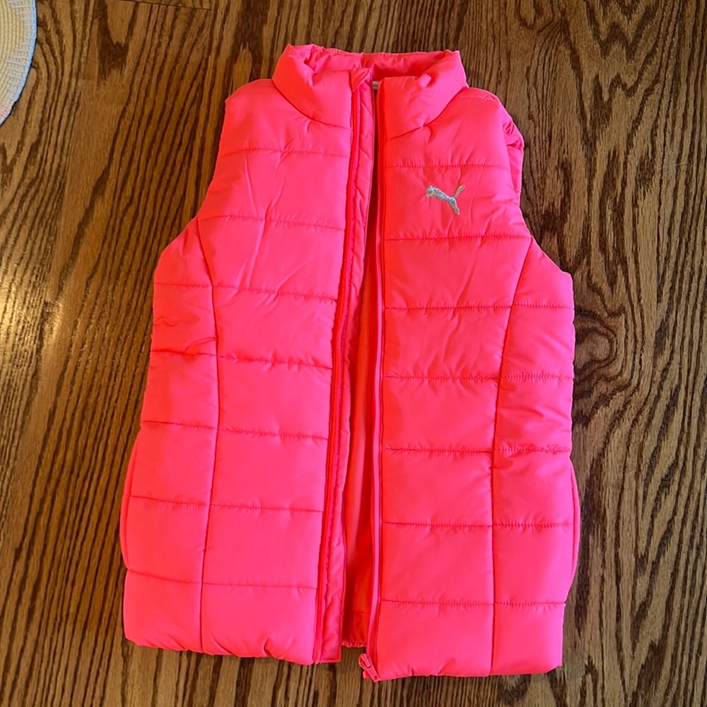Girls Puma Puffer Vest